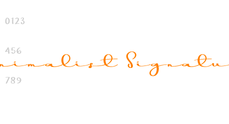 Minimalist Signature