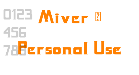 Miver – Personal Use