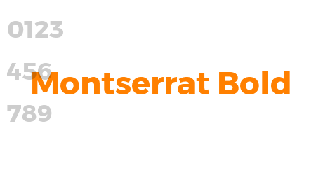 Montserrat Bold