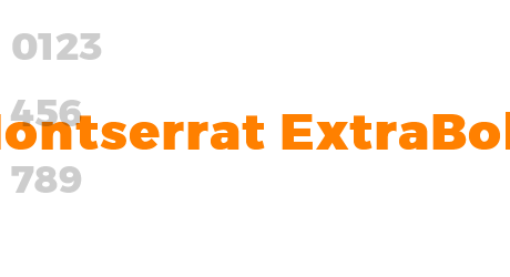 Montserrat ExtraBold