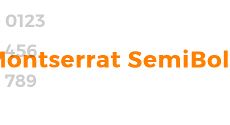Montserrat SemiBold