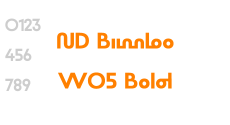 ND Bimbo W05 Bold
