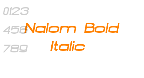Nalom Bold Italic