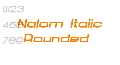 Nalom Italic Rounded