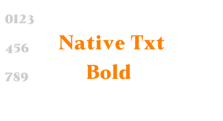 Native Txt Bold