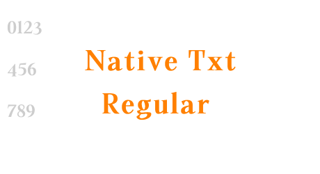 Native Txt Regular
