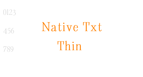 Native Txt Thin