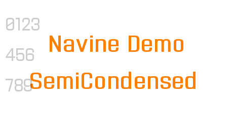 Navine Demo SemiCondensed