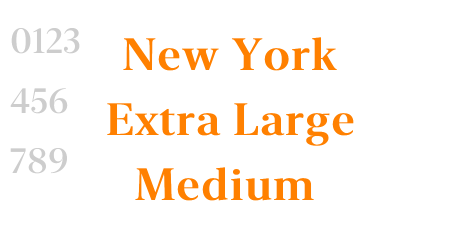 New York Extra Large Medium