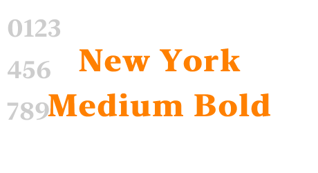 New York Medium Bold