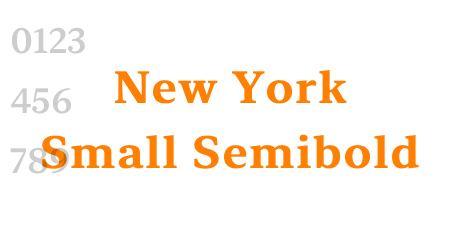 New York Small Semibold