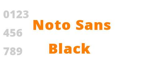 Noto Sans Black