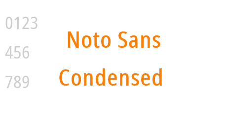 Noto Sans Condensed