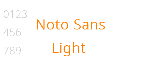 Noto Sans Light