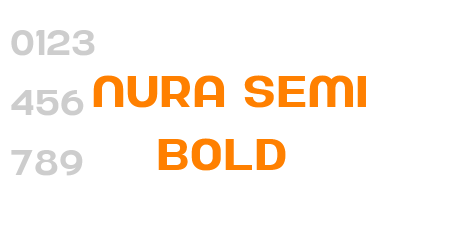 Nura Semi Bold