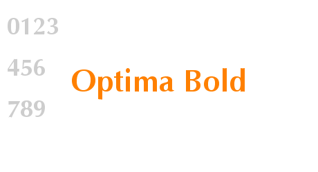 Optima Bold