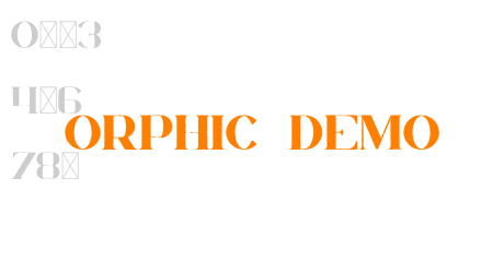 Orphic Demo