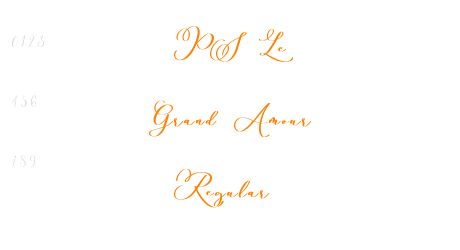 PS Le Grand Amour Regular