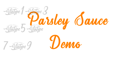 Parsley Sauce Demo