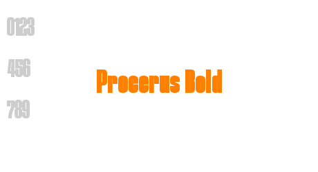 Procerus Bold