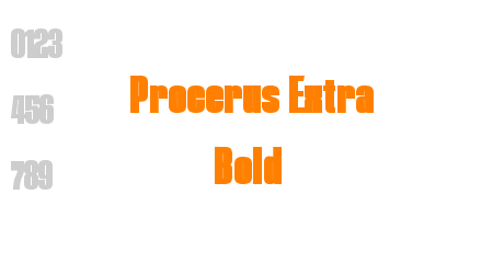 Procerus Extra Bold