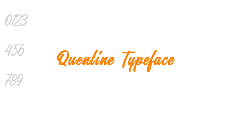 Quentine Typeface
