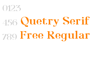 Quetry Serif Free Regular
