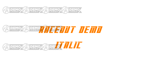 Raceout Demo Italic