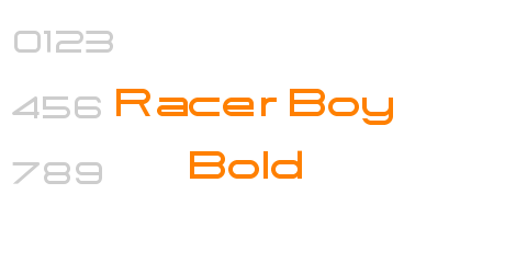 Racer Boy Bold