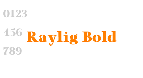 Raylig Bold