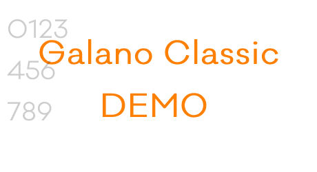 Galano Classic DEMO