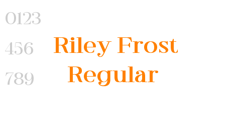 Riley Frost Regular