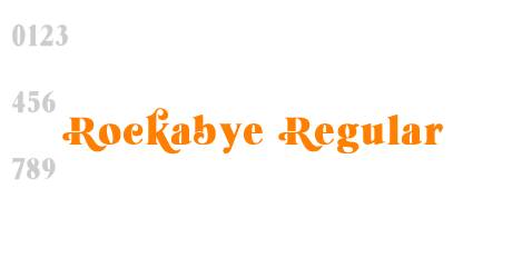 Rockabye Regular