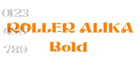 ROLLER ALIKA Bold