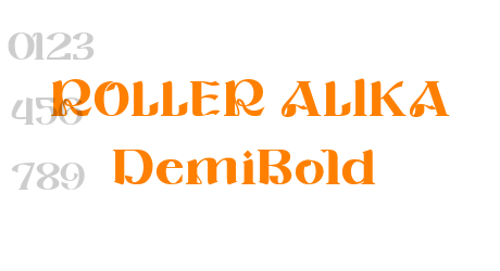 ROLLER ALIKA DemiBold