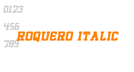 ROQUERO Italic