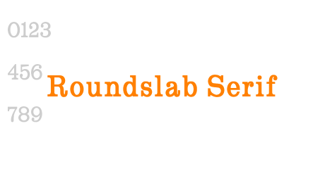 Roundslab Serif