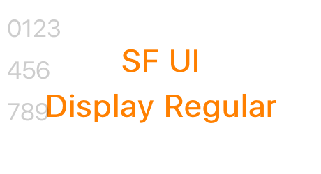 SF UI Display Regular