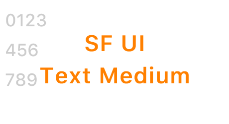SF UI Text Medium