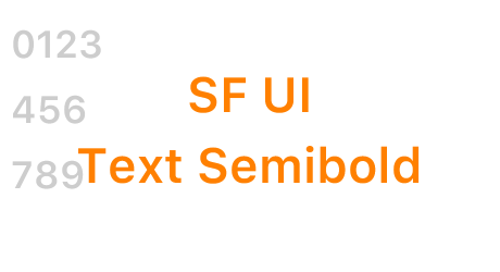 SF UI Text Semibold