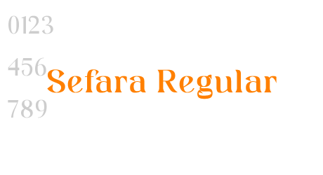 Sefara Regular