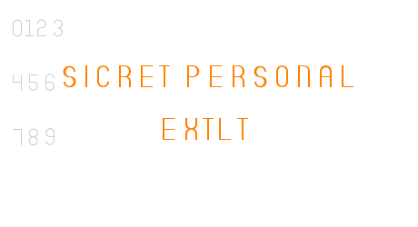 Sicret PERSONAL ExtLt
