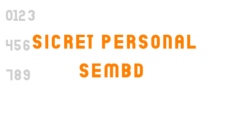 Sicret PERSONAL SemBd