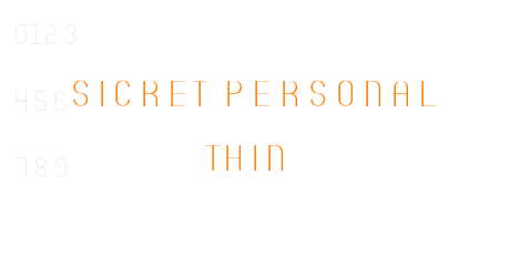 Sicret PERSONAL Thin