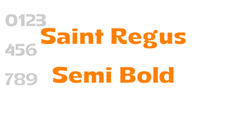 Saint Regus Semi Bold