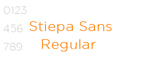 Stiepa Sans Regular