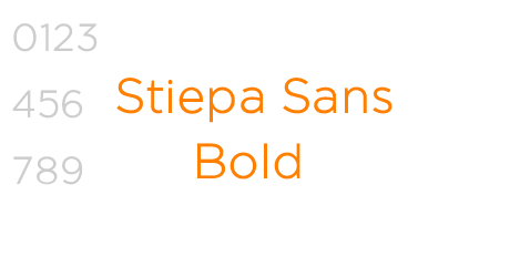 Stiepa Sans Bold