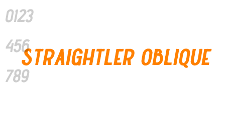 Straightler Oblique