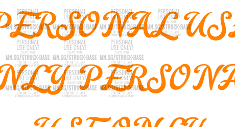 Struck Base PERSONAL USE ONLY PERSONAL USE ONLY