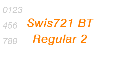 Swis721 BT Regular 2